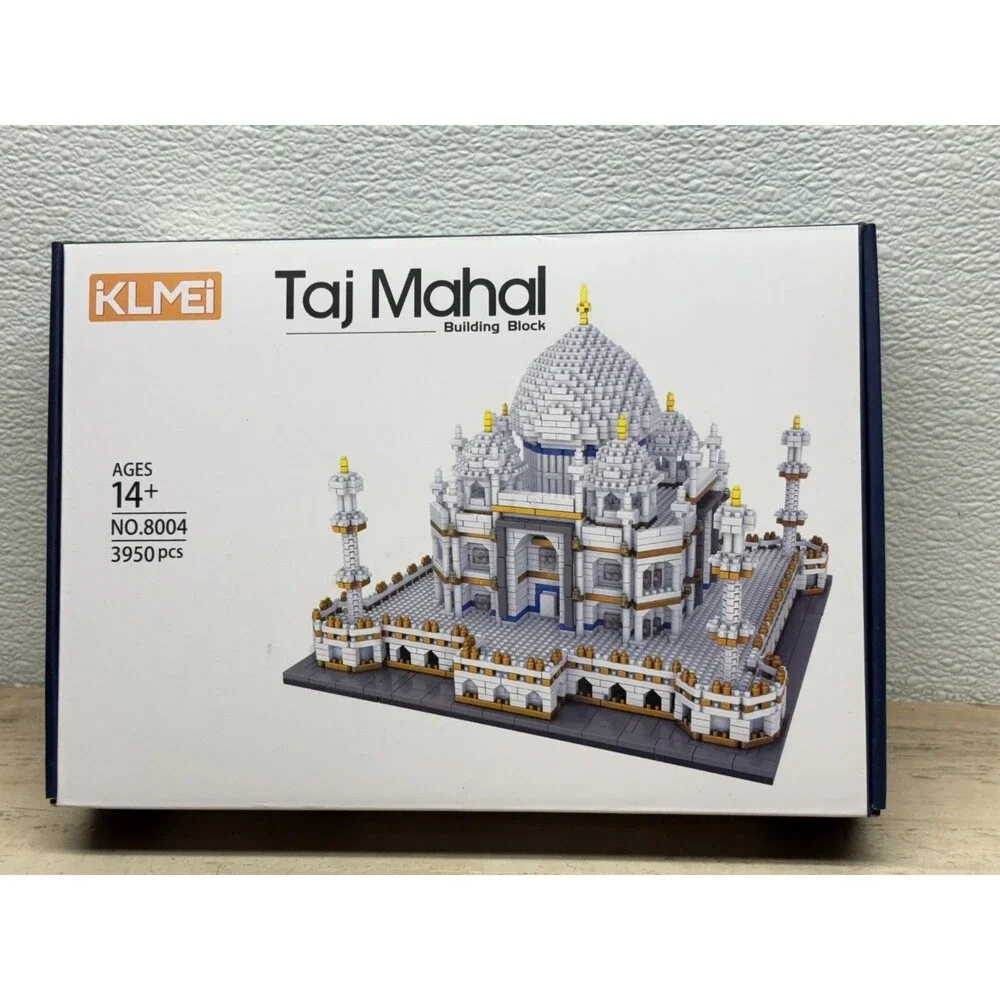 KLMEI Taj Mahal 3950pcs Building Block Set No 8004 New Sealed